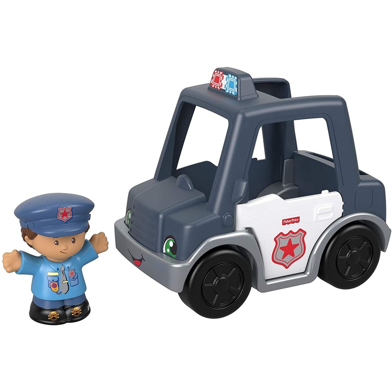FISHER PRICE GKP63 LITTLE PEOPLE POLICE FIGURE AND VEHICLE