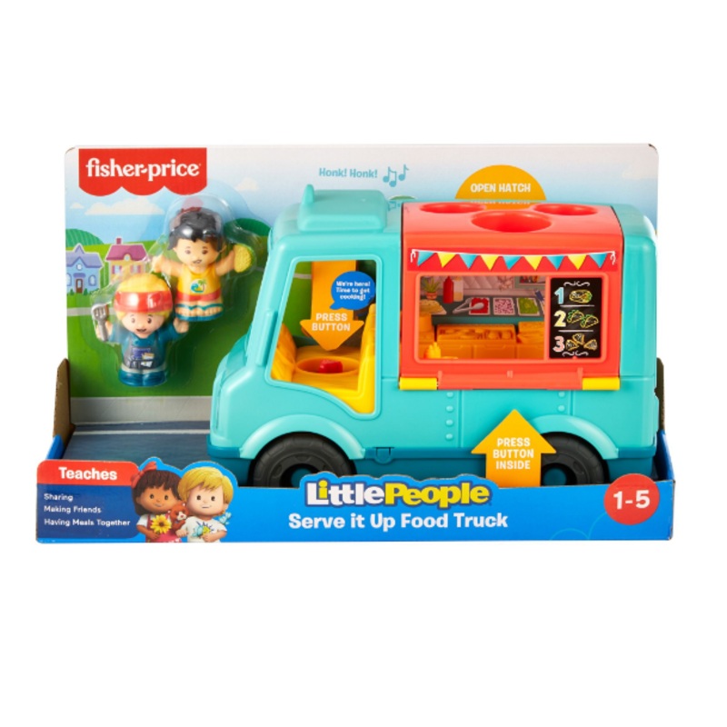 FISHER PRICE GYF65 LITTLE PEOPLE SERVE IT UP FOOD TRUCK