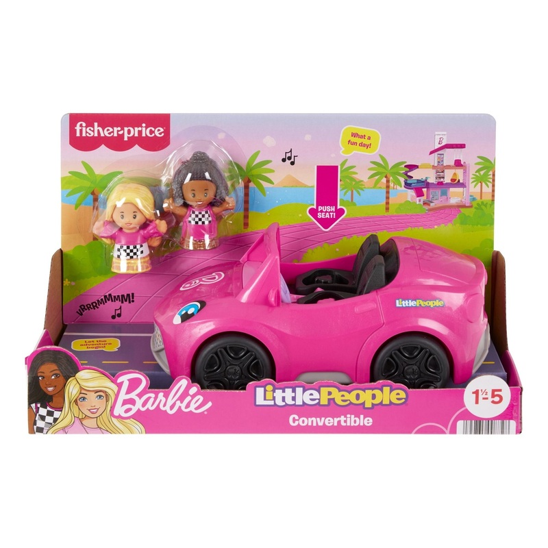 FISHER PRICE HJN53 LITTLE PEOPLE BARBIE CONVERTIBLE