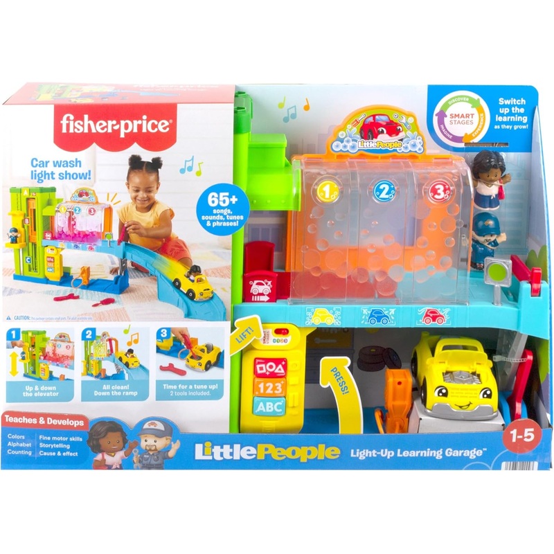 FISHER PRICE HRB33 LITTLE PEOPLE LIGHT UP LEARNING GARAGE