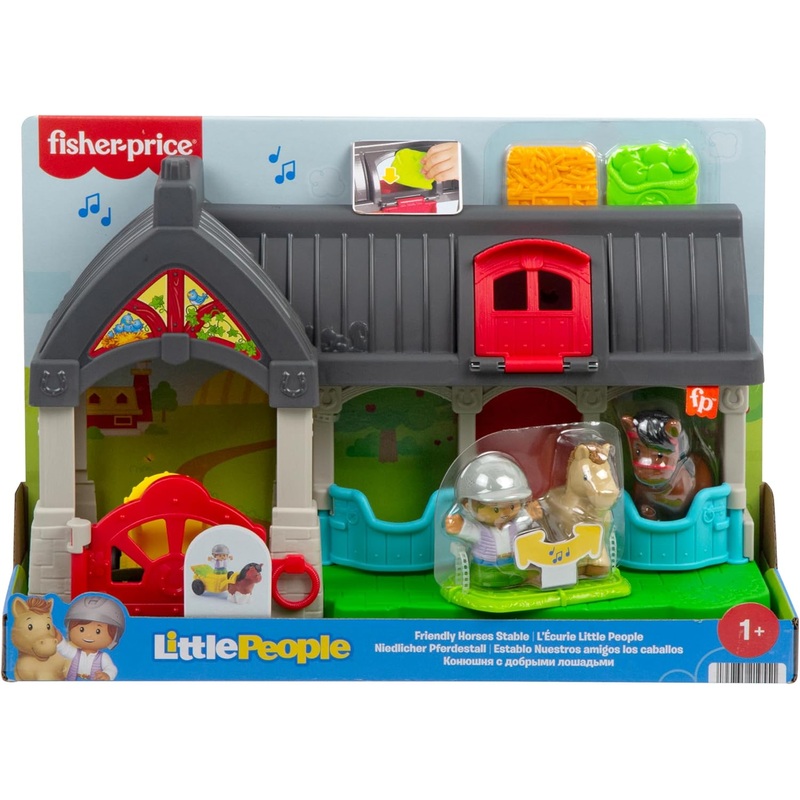FISHER PRICE HWR84 LITTLE PEOPLE FRIENDLY HORSES STABLE