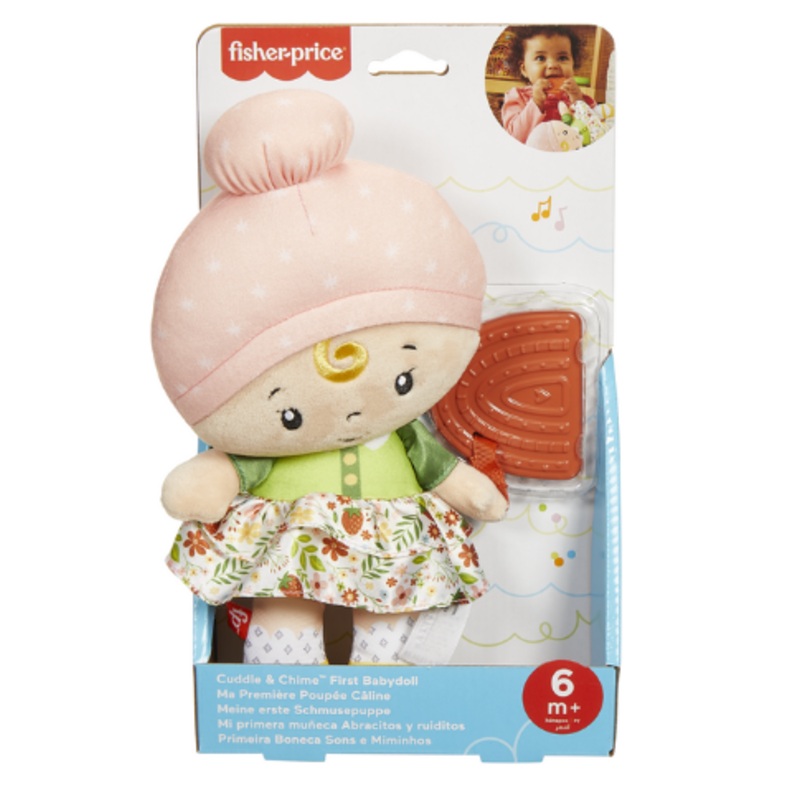 FISHER PRICE HXK44 CUDDLE & CHIME FIRST BABYDOLL