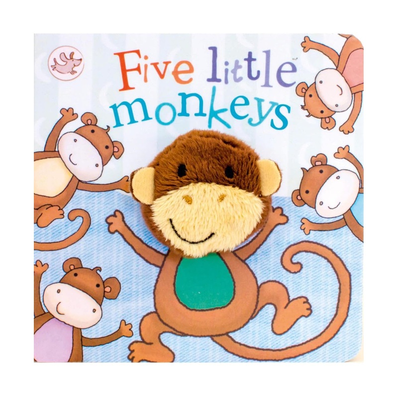 FIVE LITTLE MONKEYS FINGER PUPPET BOARD BOOK