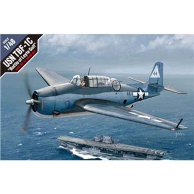 ACADEMY 12340  USN TBF-1C "Battle of Leyte Gulf" 1/48 SCALE