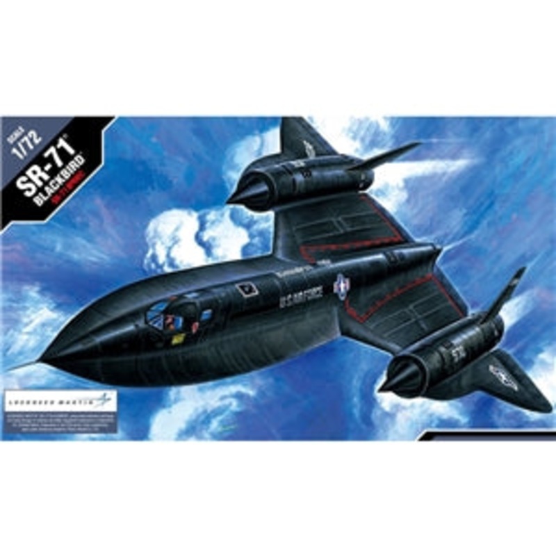 ACADEMY 12448 SR-71 BLACKBIRD 1/72 SCALE