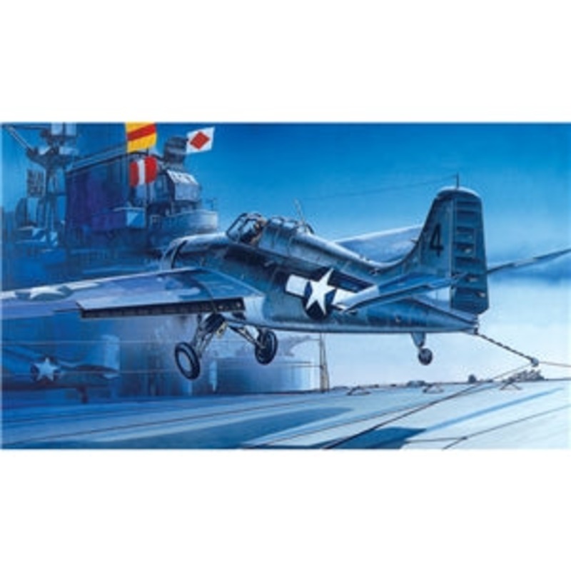 ACADEMY 12451 F4F-4 WILDCAT NAVY FIGHTER 1/72 SCALE
