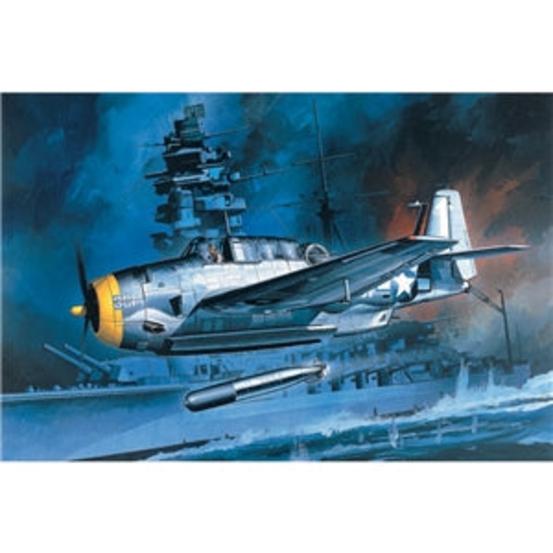ACADEMY 12452 USN TORPEDO BOMBER TBF-1 1/72 SCALE