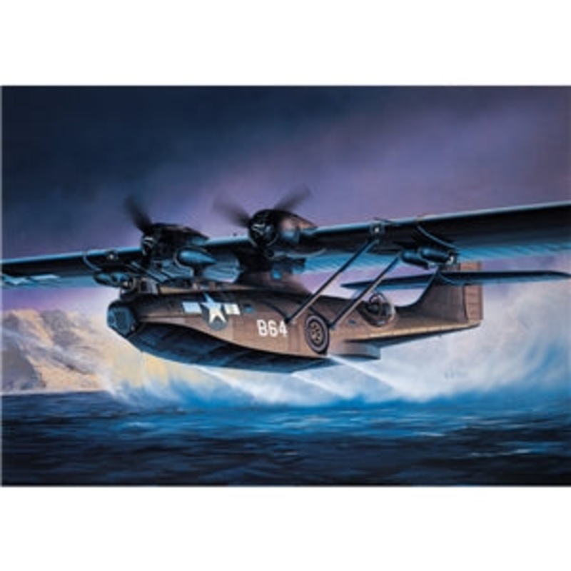 ACADEMY 12487 PBY-5A BLACK CAT 1/72 SCALE