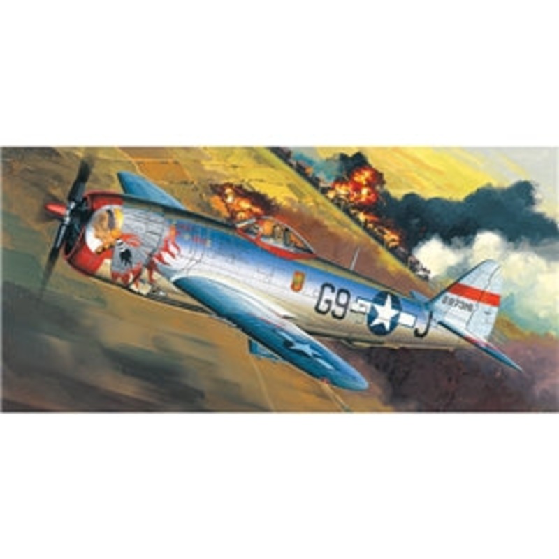 ACADEMY 12491 P-47D BUBBLE TOP  1/72 SCALE