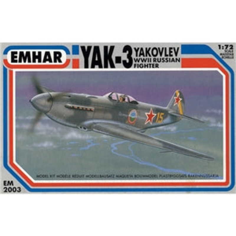 EMHAR EM2003 YAK-3 YAKOLEV  1/72 SCALE