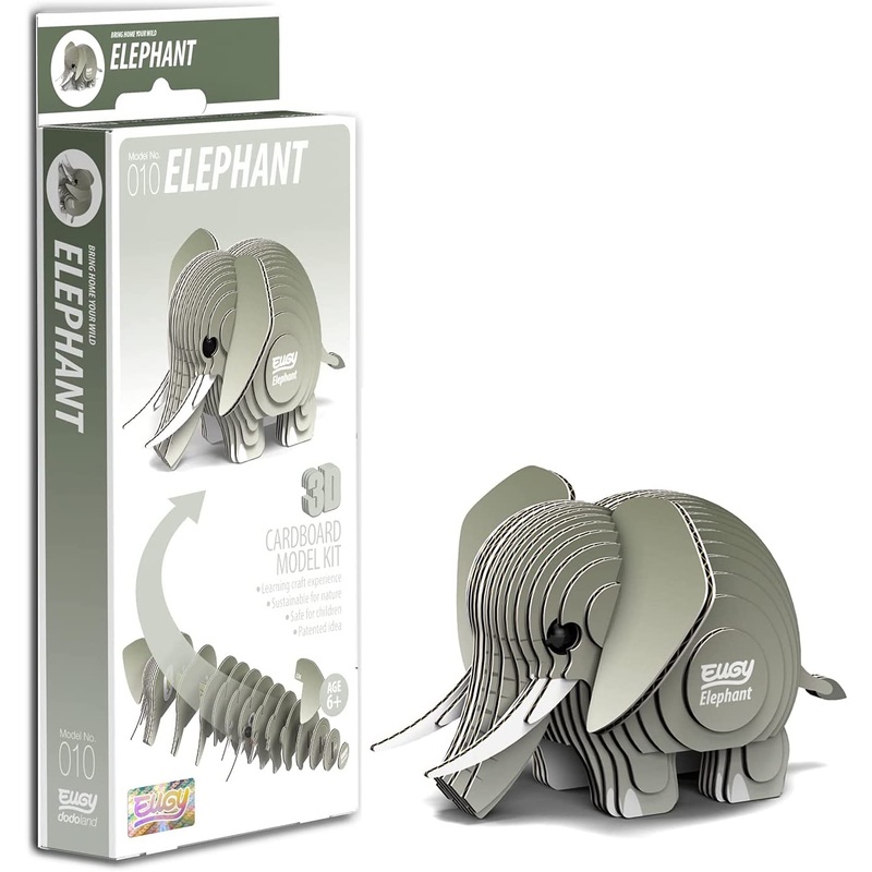 EUGY D5002 ELEPHANT 3D CARDBOARD MODEL KIT