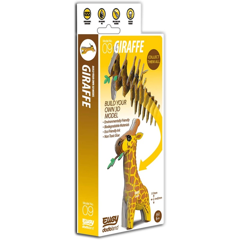 EUGY D5010 GIRAFFE 3D CARDBOARD MODEL KIT