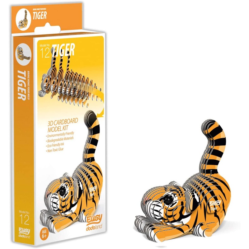 EUGY D5015 TIGER 3D CARDBOARD MODEL KIT
