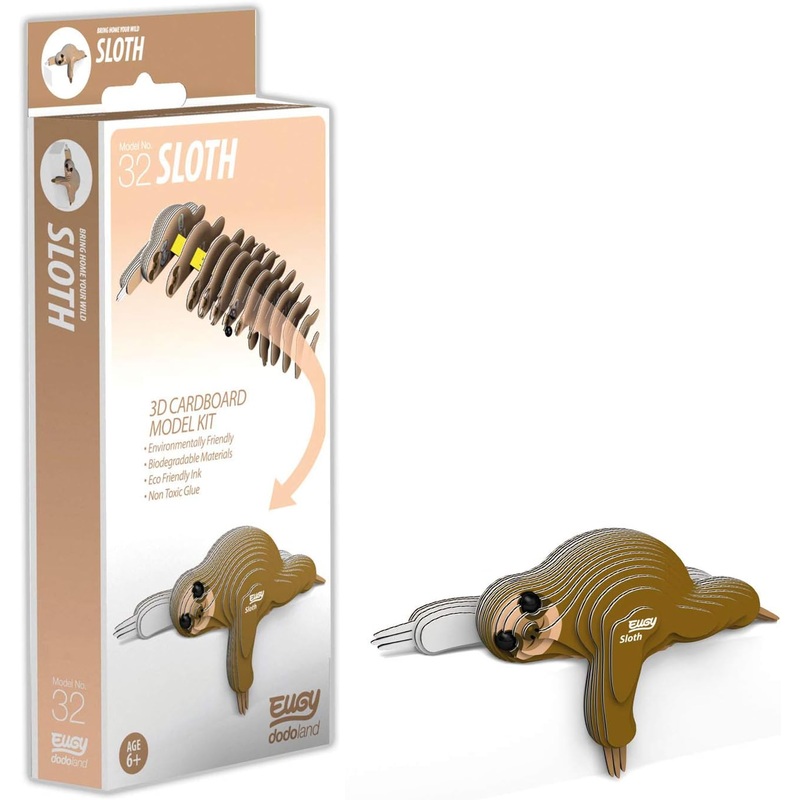 EUGY D5016 SLOTH 3D CARDBOARD MODEL KIT