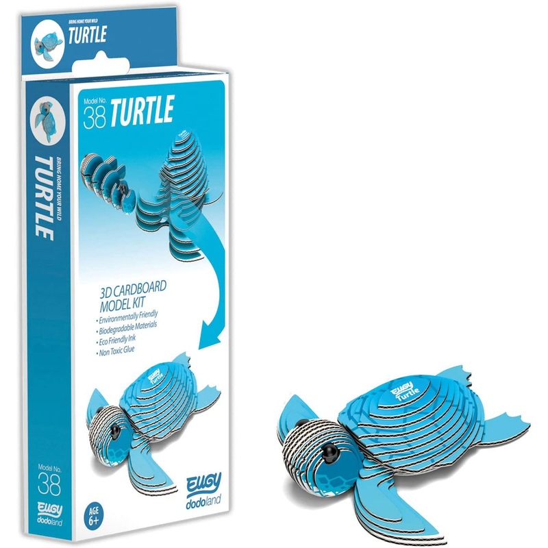 EUGY D5017 TURTLE 3D CARDBOARD MODEL KIT