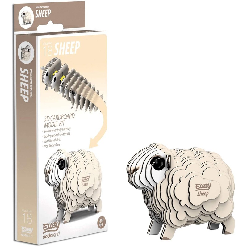 EUGY D5020 SHEEP 3D CARDBOARD MODEL KIT