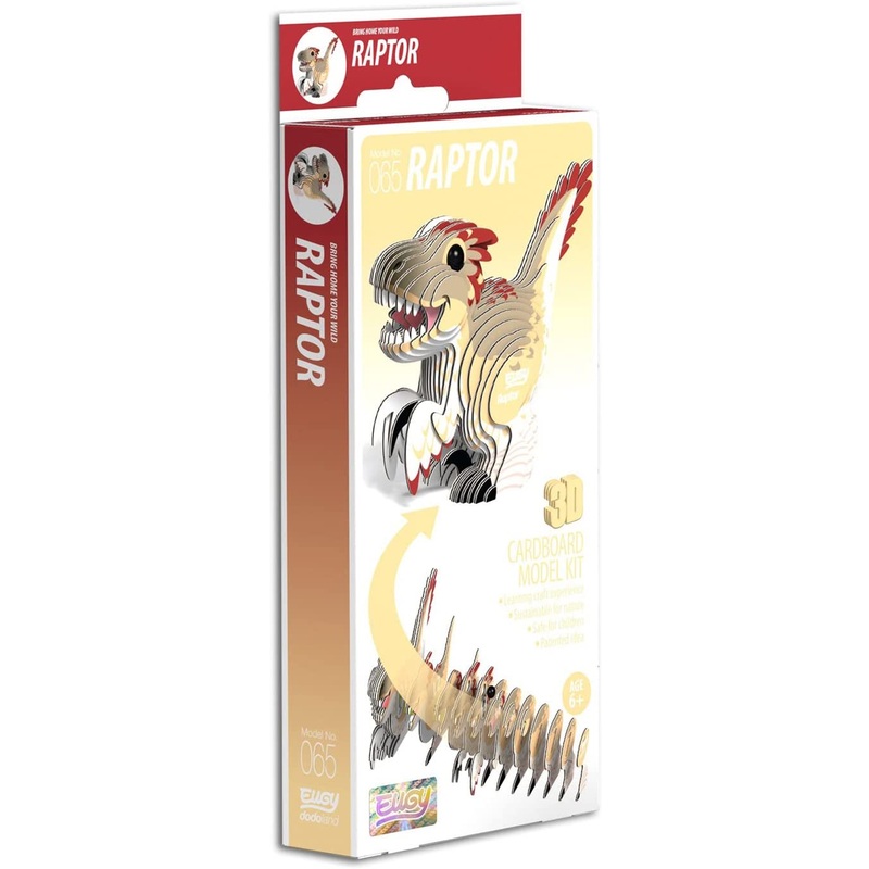 EUGY D5040 RAPTOR 3D CARDBOARD MODEL KIT