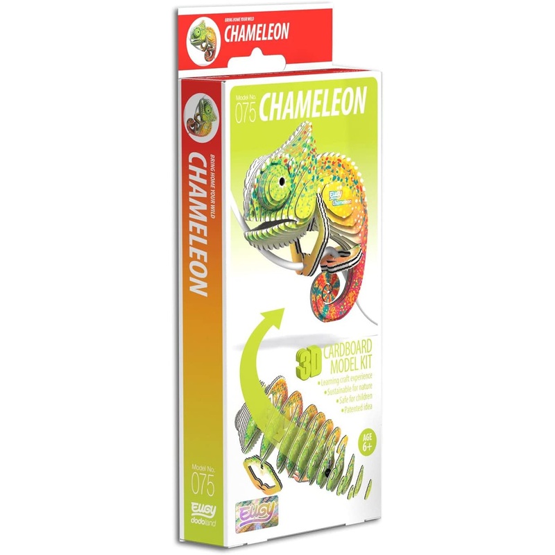 EUGY D5042 CHAMELEON 3D CARDBOARD MODEL KIT