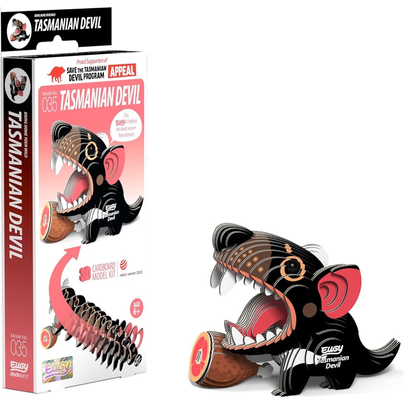 EUGY D5053 TASMANIAN DEVIL 3D CARDBOARD MODEL KIT
