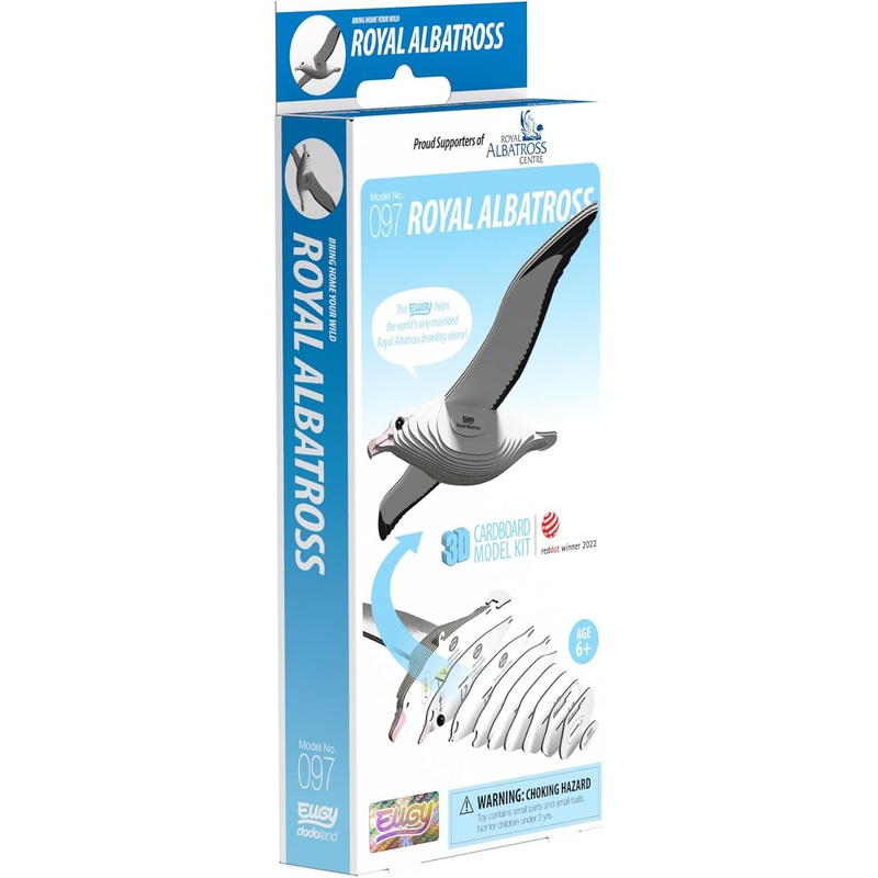 EUGY D5068 ROYAL ALBATROSS 3D CARDBOARD MODEL KIT