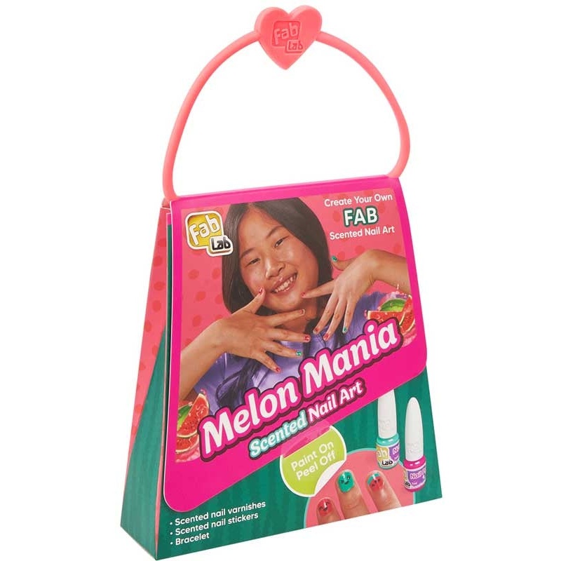 FAB LAB 24701 MELON MANIA SCENTED NAIL ART