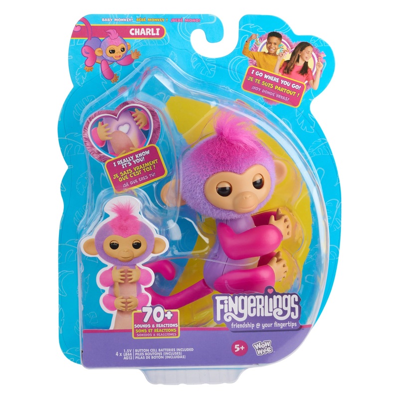 FINGERLINGS 3117 BABY MONKEY CHARLI
