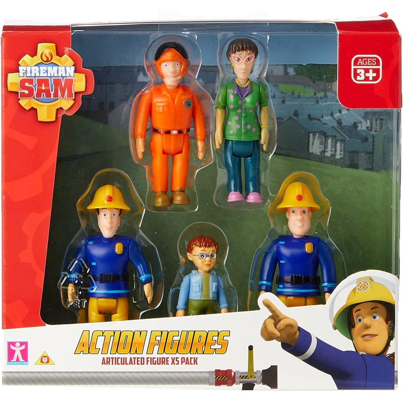FIREMAN SAM 05648 ACTION FIGURE 5 PACK