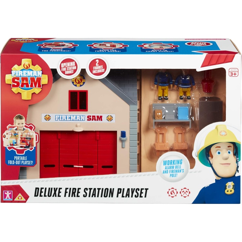FIREMAN SAM 3372 DELUXE FIRE STATION PLAYSET