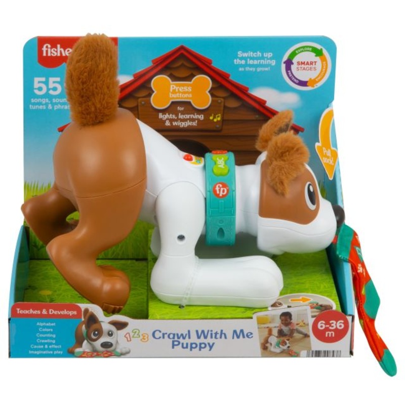 FISHER PRICE 123 CRAWL WITH ME PUPPY