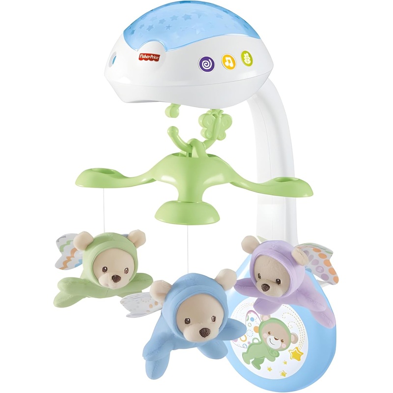 FISHER PRICE CDN41 BUTTERFLY DREAMS 3 IN 1 PROJECTION MOBILE