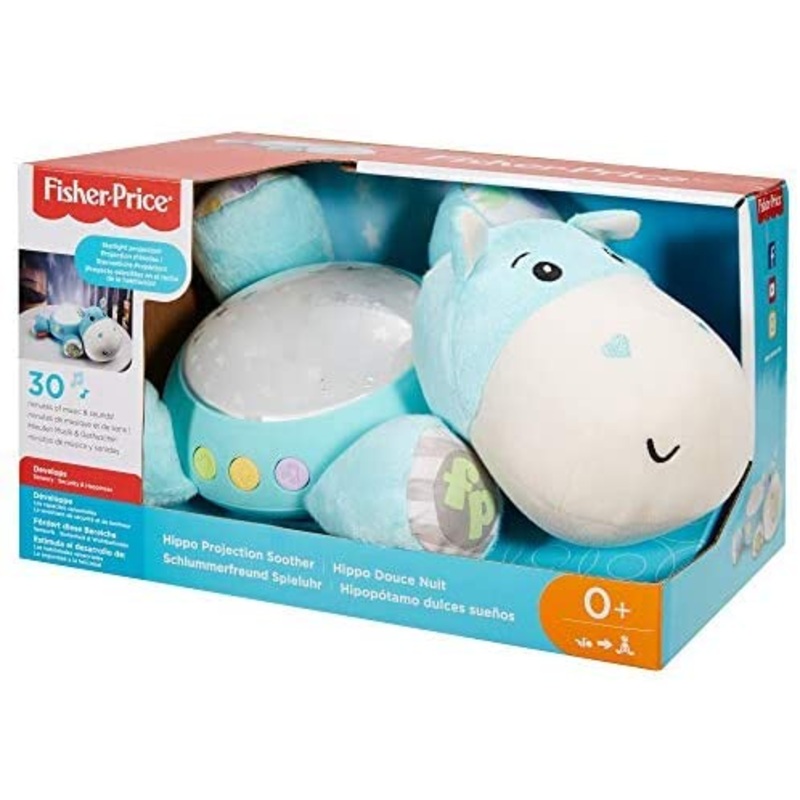 FISHER PRICE CGN86 BLUE HIPPO PROJECTOR NIGHT LIGHT SOOTHER