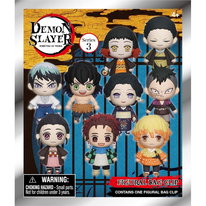DEMON SLAYER 74540 3D FOAM BAG CLIP SERIES 3