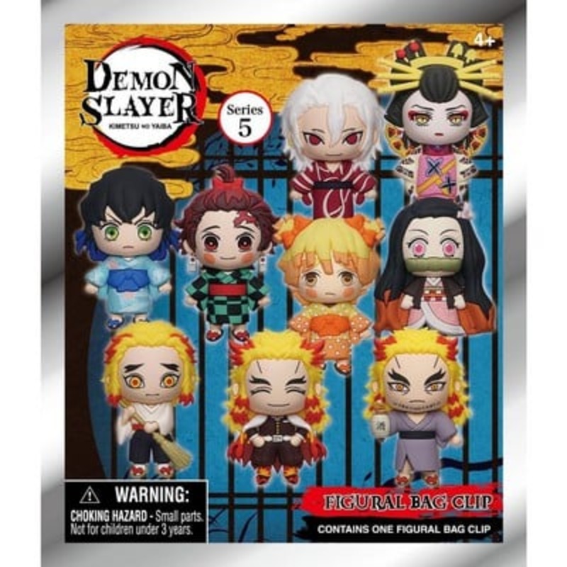 DEMON SLAYER 74570 3D FOAM BAG CLIP SERIES 5