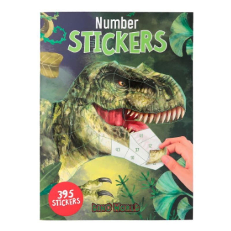 DEPESCHE 0412487 DINO WORLD NUMBER STICKER BOOK
