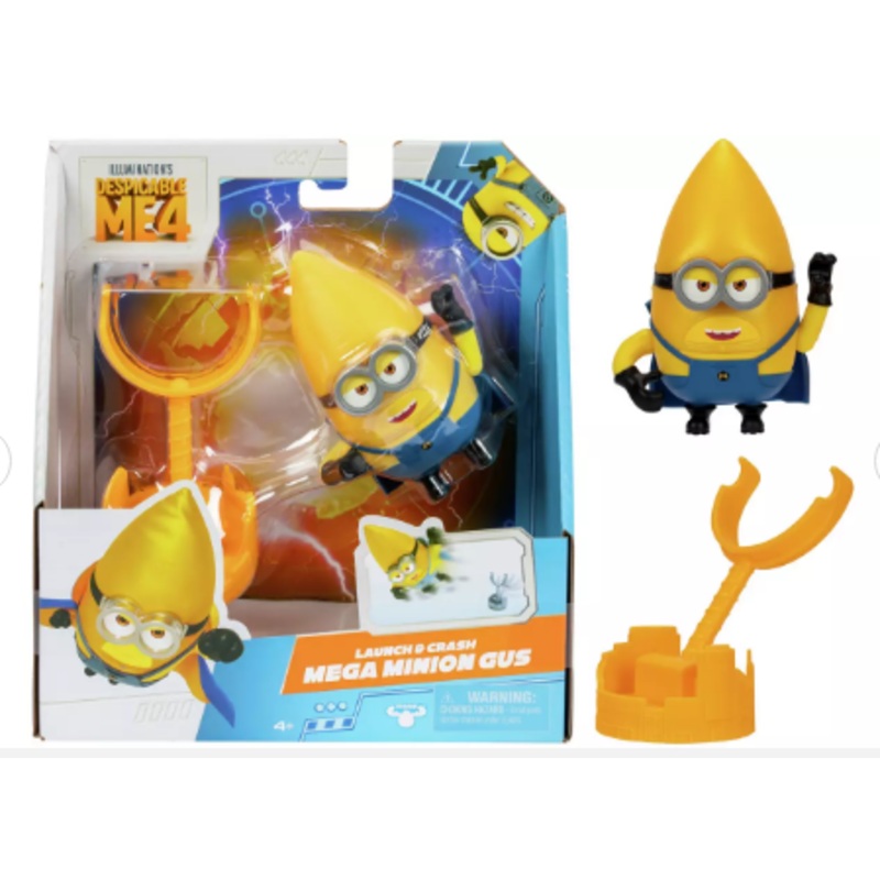 DESPICABLE ME 4 59278 LAUCH & CRASH MEGA MINION GUS