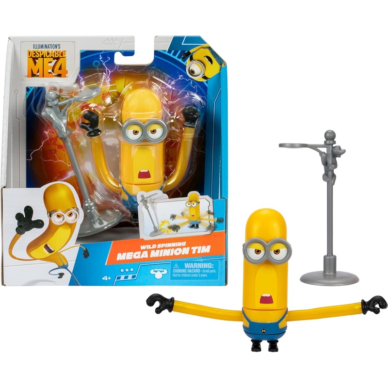 DESPICABLE ME 4 59279 WILD SPINNING MEGA MINION TIM