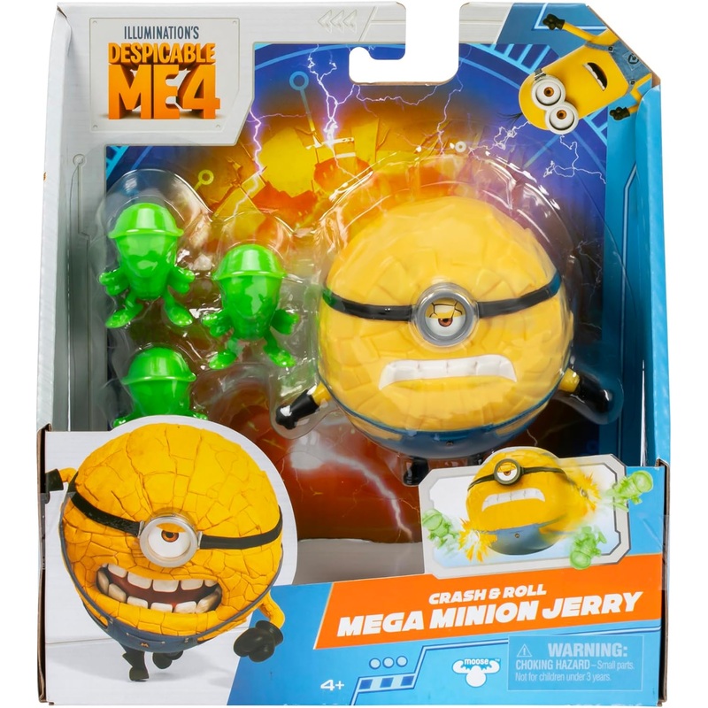 DESPICABLE ME 4 59305 CRASH & ROLL MEGA MINION JERRY