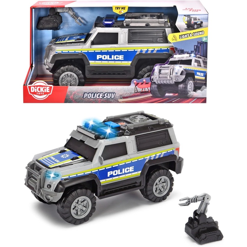 DICKIES TOYS 6003 POLICE SUV WITH LIGHTS AND SOUNDS