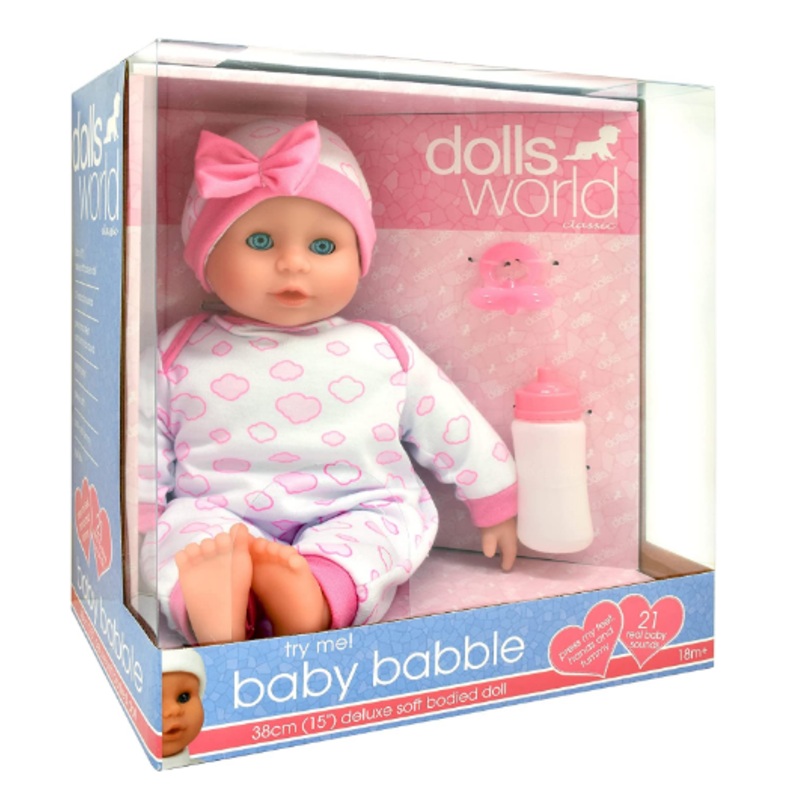 DOLLS WORLD 60280 BABY BABBLE