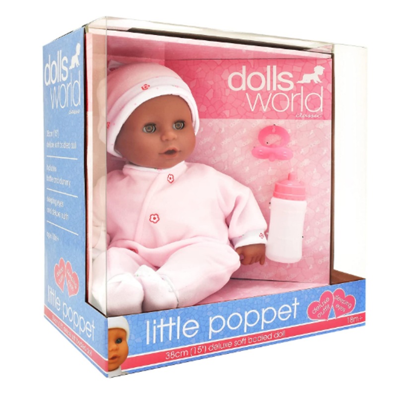 DOLLS WORLD 60300 LITTLE POPPET ETHNIC DOLL