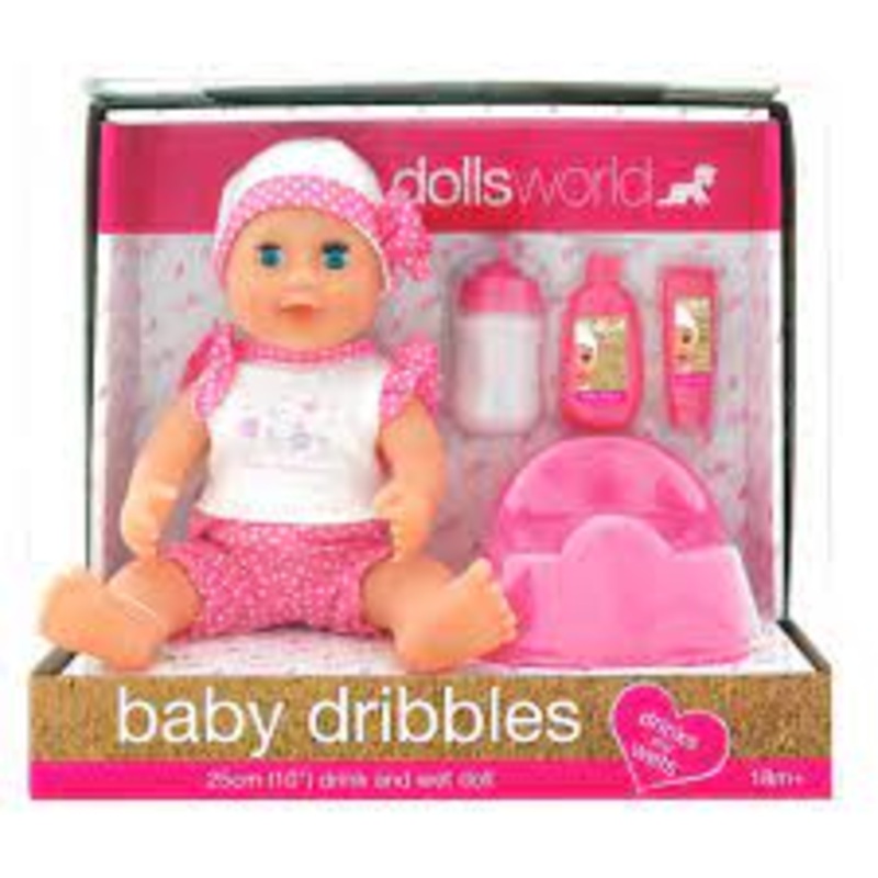 DOLLS WORLD 8725 BABY DRIBBLES