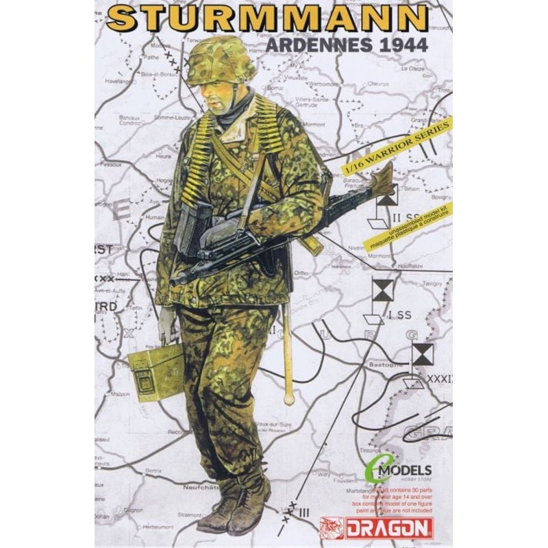 Dragon 1604 Sturmmann (Ardennes 1944) Figure  1/16 SCALE