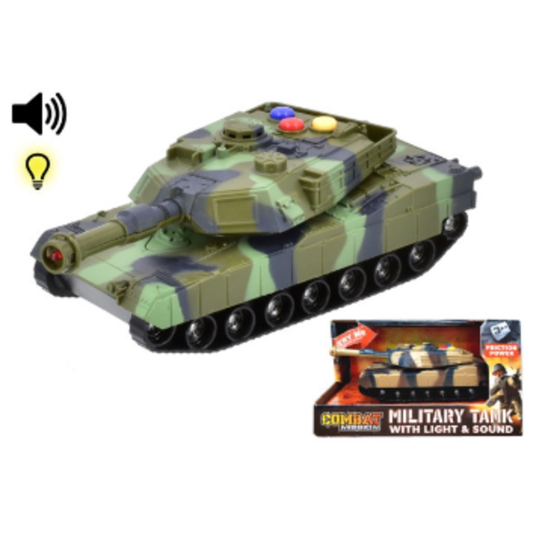 COMBAT MISSION TY7852 MILITARY TANK WITH LIGHTS AND SOUNDS