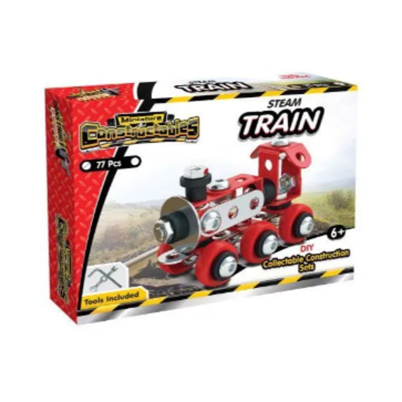 CONSTRUCT IT 10359 STEAM TRAIN MINIATURE CONSTRUCTABLES KIT