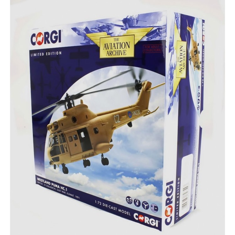 CORGI DIECAST AA27004 WESTLAND PUMA HC.1 1/72 SCALE