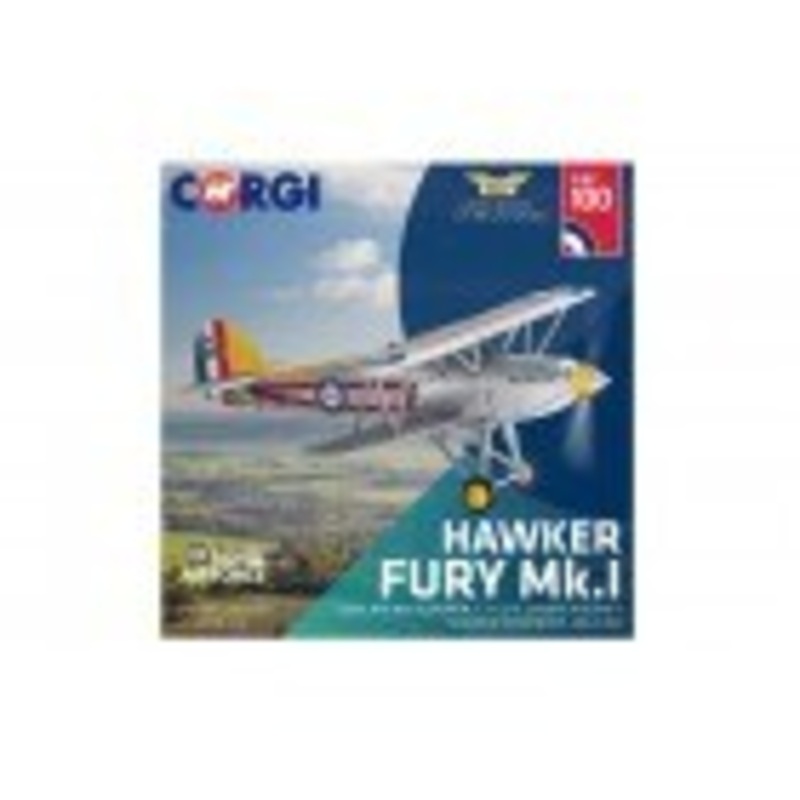 CORGI DIECAST AA27304 HAWKER FURY MK.I 1/72 SCALE