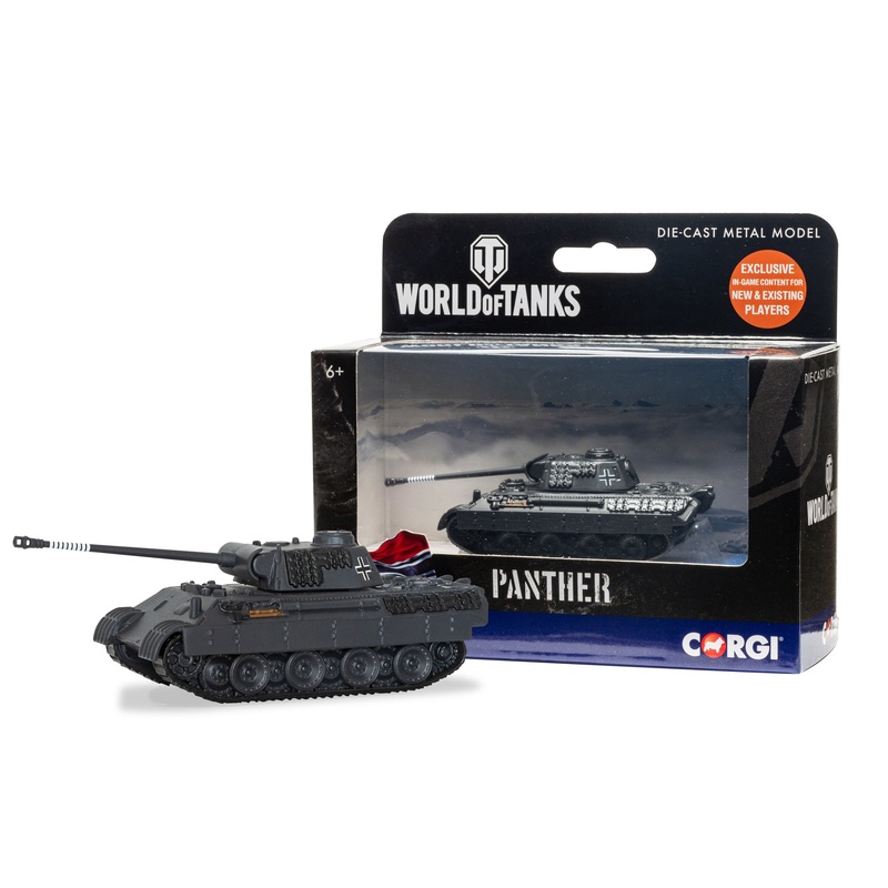 CORGI DIECAST WORLD OF TANKS WT91206  PANTHER TANK