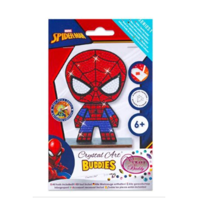 CRAFT BUDDY CAFGR-MCU001 MARVEL SPIDERMAN CRYSTAL ART BUDDIES