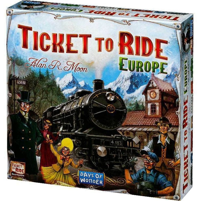 DAYS OF WONDER 7202 TICKET TO RIDE EUROPE BOARD GAME