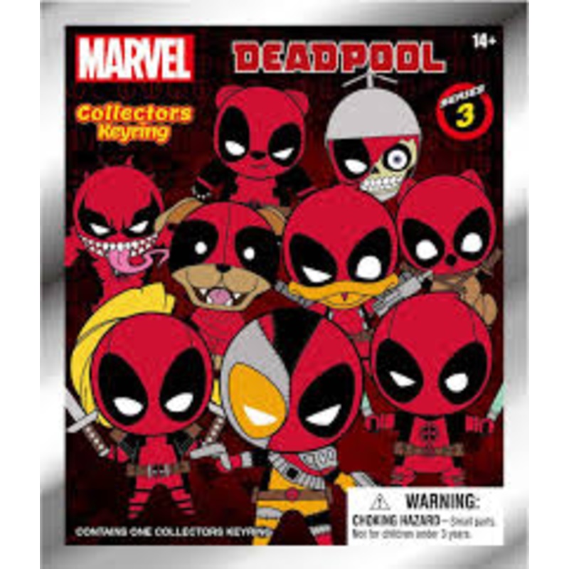 DEADPOOL MARVEL SERIES 3 BLIND BAG FIGURE KEYRING